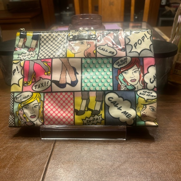 kate spade Handbags - Kate Spade Vibrant Pop Art Pouch, Clutch